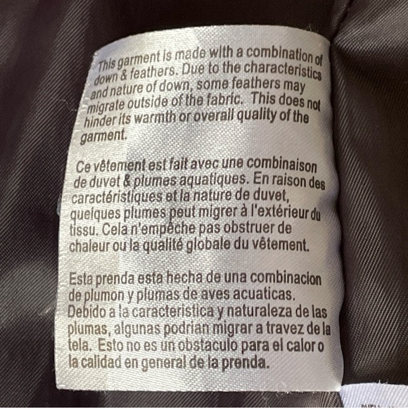 Michael Kors Dark Gray Women’s Hooded Down Coat Size Small - Picture 10 of 10